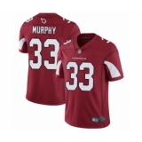 Men's Arizona Cardinals #33 Byron Murphy Red Team Color Vapor Untouchable Limited Player Football Jersey