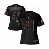 Women's Arizona Cardinals #41 Byron Murphy Game Black Fashion Football Jersey