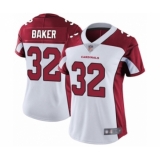 Women's Arizona Cardinals #32 Budda Baker White Vapor Untouchable Limited Player Football Jersey