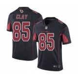 Men's Arizona Cardinals #85 Charles Clay Limited Black Rush Vapor Untouchable Football Jersey