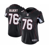 Women's Arizona Cardinals #76 Marcus Gilbert Black Alternate Vapor Untouchable Limited Player Football Jersey