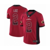 Men's Nike Arizona Cardinals #2 Andy Lee Limited Red Rush Drift Fashion NFL Jersey