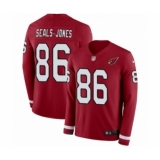 Youth Nike Arizona Cardinals #86 Ricky Seals-Jones Limited Red Therma Long Sleeve NFL Jersey