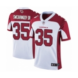 Youth Nike Arizona Cardinals #35 D.J. Swearinger SR White Vapor Untouchable Limited Player NFL Jersey