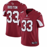 Men's Nike Arizona Cardinals #33 Tre Boston Red Team Color Vapor Untouchable Limited Player NFL Jersey
