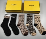 2023.10 (With Box) A Box of Fendi Socks (13)