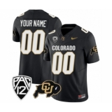 Men's Colorado Buffaloes Active Player Custom Black 2023 F.U.S.E. Stitched Football Jersey