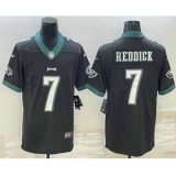 Men's Philadelphia Eagles #7 Haason Reddick Black Vapor Untouchable Limited Stitched Jersey
