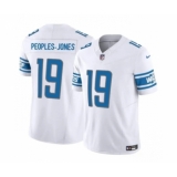 Men's Detroit Lions #19 Donovan Peoples-Jones White 2023 F.U.S.E. Vapor Untouchable Limited Football Stitched Jersey
