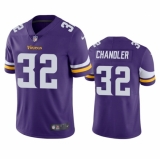 Men's Minnesota Vikings #32 Ty Chandler Purple 2023 F.U.S.E. Vapor Untouchable Limited Football Stitched Jersey