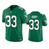 Men's Philadelphia Eagles #33 Bradley Roby Green 2023 F.U.S.E. Throwback Vapor Untouchable Limited Football Stitched Jersey