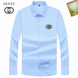 2023.9 Gucci long shirt shirt man S-4XL (59)