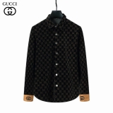 2023.11 Gucci long shirt shirt man M-3XL (99)
