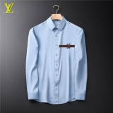 2023.7 LV long shirt shirt man M-3XL (28)