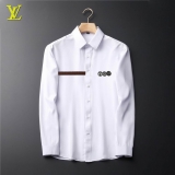 2023.7 LV long shirt shirt man M-3XL (15)