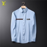 2023.7 LV long shirt shirt man M-3XL (27)