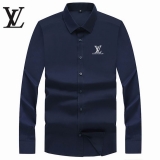 2023.8 LV long shirt shirt man S-4XL (63)