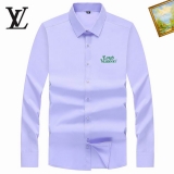 2023.9  LV long shirt shirt man S-4XL (100)