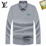2023.9  LV long shirt shirt man S-4XL (105)