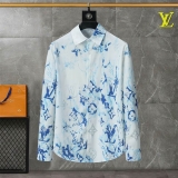 2023.11  LV long shirt shirt man M-3XL (146)