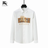 2023.8 Burberry long shirt shirt man M-3XL (26)