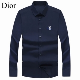 2023.8 Dior long shirt shirt man S-4XL (47)