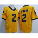 Men's Michigan Wolverines #2 Blake Corum 2023 F.U.S.E. Yellow Stitched Jersey