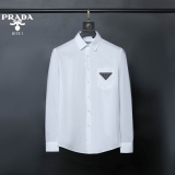 2023.5  Prada  long shirt shirt man M-3XL (1)