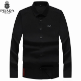 2023.8 Prada long shirt shirt man S-4XL (25)