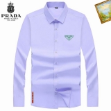 2023.9 Prada long shirt shirt man S-4XL (30)