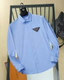 2023.9  Prada  long shirt shirt  man M-3XL (35)