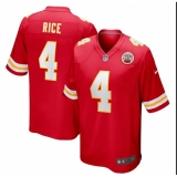 Men's Kansas City Chiefs #4 Rashee Rice Limited Football Stitched Jersey