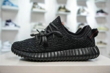 2024.1 Super Max Perfect Adidas Yeezy Boost 350 V1 “Pirate Black”Real Boost Men And Women ShoesAQ2660 -DM480 (3)