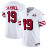 Men's San Francisco 49ers #19 Deebo Samuel Red 2023 F U S E Vapor Untouchable Limited Stitched Football 2024 Super Bowl LVIII Jersey