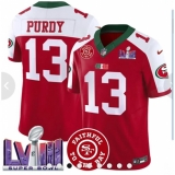 Men's San Francisco 49ers #13 Brock Purdy Red 2023 F U S E And Faithful To The Bay Stitched Football Jersey
