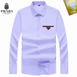 2024.1 Prada long shirt shirt man S-4XL (41)