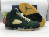 2024.3 (95% Authentic)Air Jordan 5 “Navy Green”Men And Women Shoes -ZL (49)