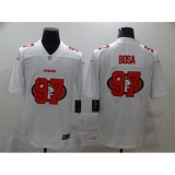 Men's San Francisco 49ers #97 Nick Bosa White Shadow Logo Limited Stitched Jersey