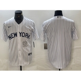 Men's New York Yankees Blank White 2024 Cool Base Stitched Jersey
