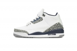 2024.3 Perfect Air Jordan 3 “White Navy Cement” Men And Women Shoes -SY (39)