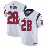 Men's Houston Texans #28 Joe Mixon White Vapor Untouchable Football Stitched Jersey