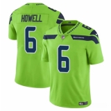 Men's Seattle Seahawks #6 Sam Howell Green Vapor Limited Football Stitched Jersey