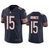 Men's Chicago Bears #15 Rome Odunze Navy 2024 Draft Vapor Stitched Football Jersey
