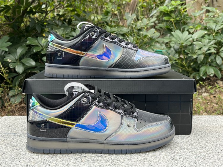Nike Dunk Low Hyperflat Black and Multi-Color  36-47 (3)